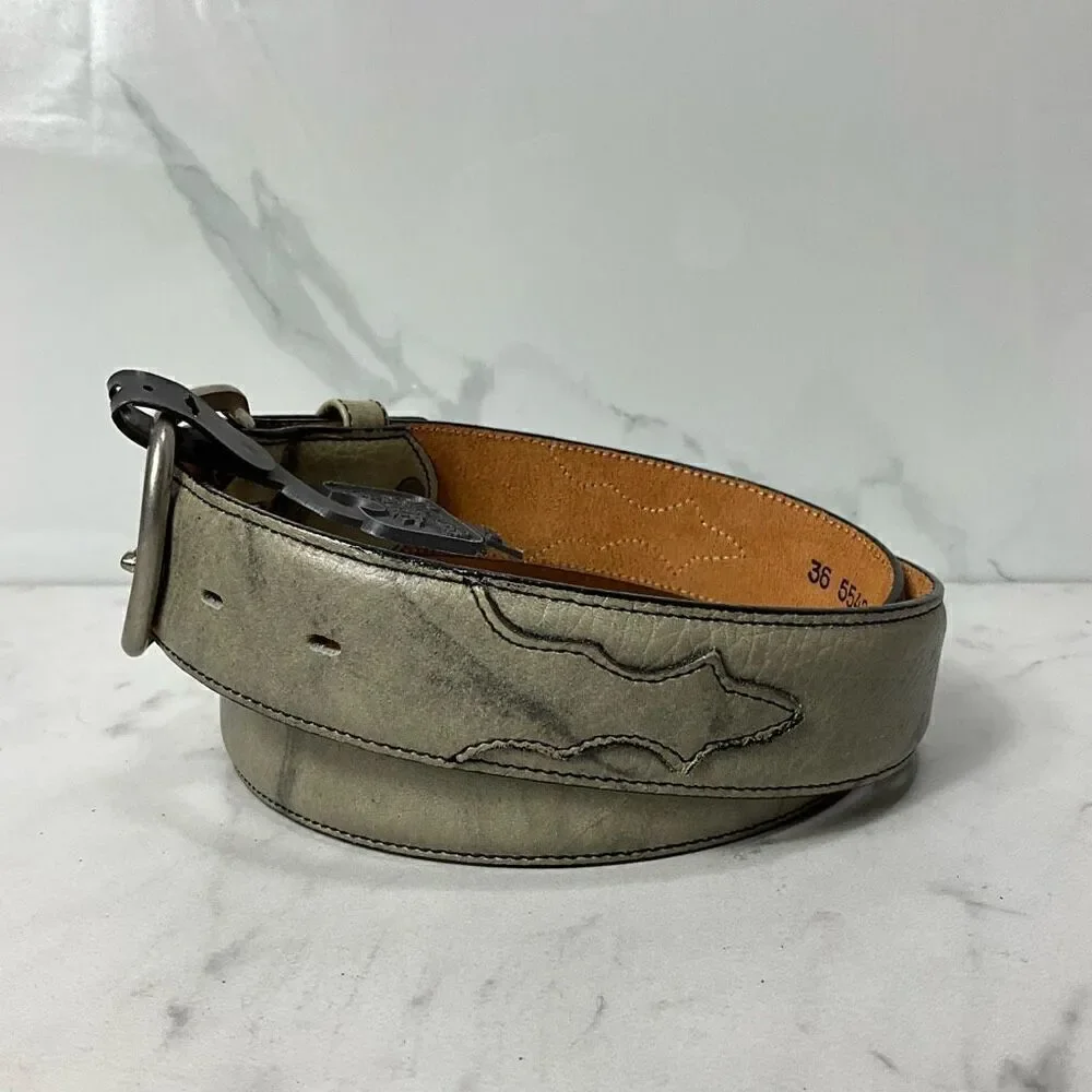 SILVER CREEK Leather Belt
